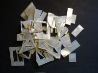 White MOP Scrap/Offcuts (2mm Thick).