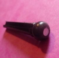 Black Plastic - Bridge Pin (MOP)